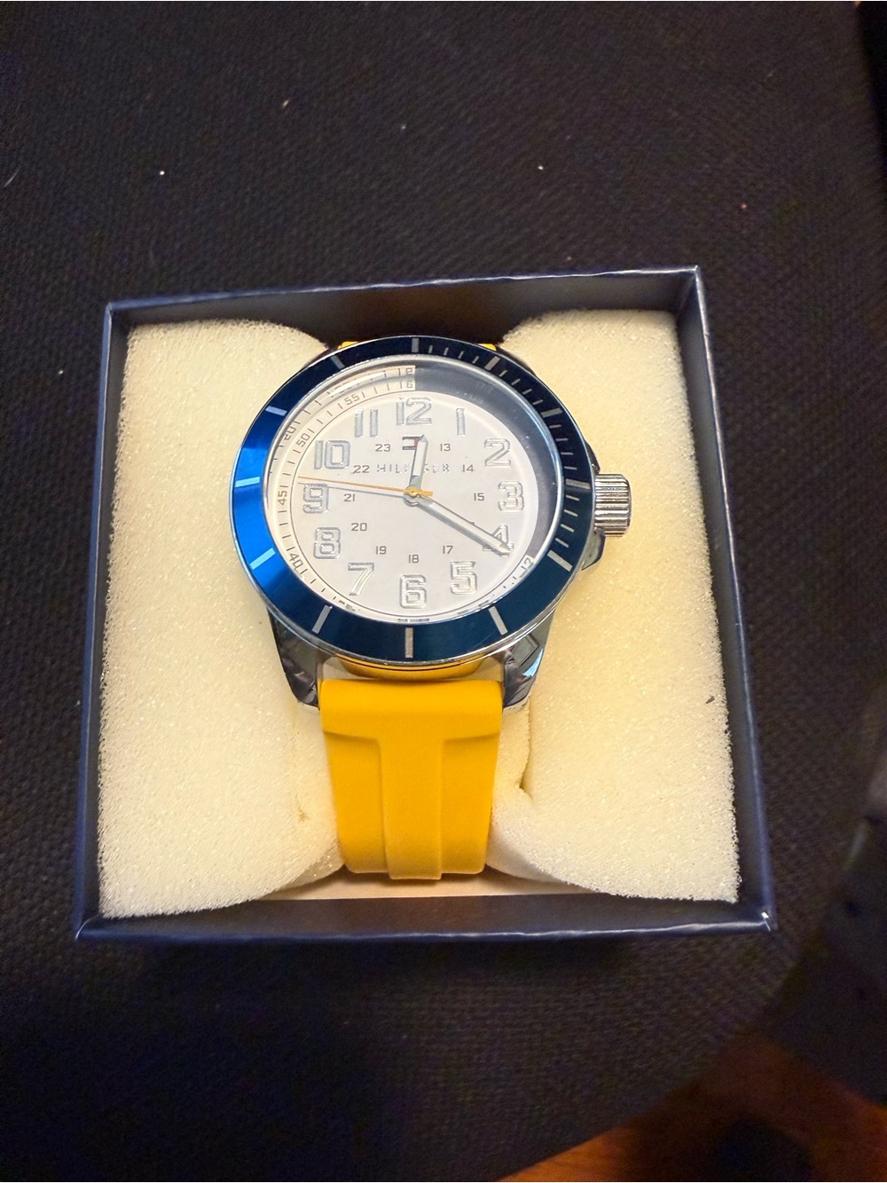 Tommy Hilfiger Blue Watch Box with Logo